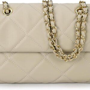Quilted Crossbody Purses for Women Small Ladies Shoulder Bags with Chain Trendy